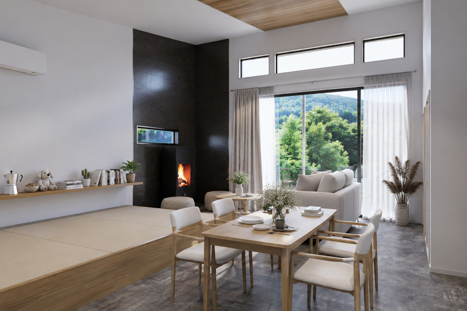 「SANTO RiverGate Villa & Spa」のMORIルームの客室イメージ