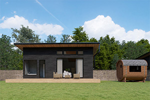 「SANTO RiverGate Villa & Spa」のMORIルームの外観イメージ